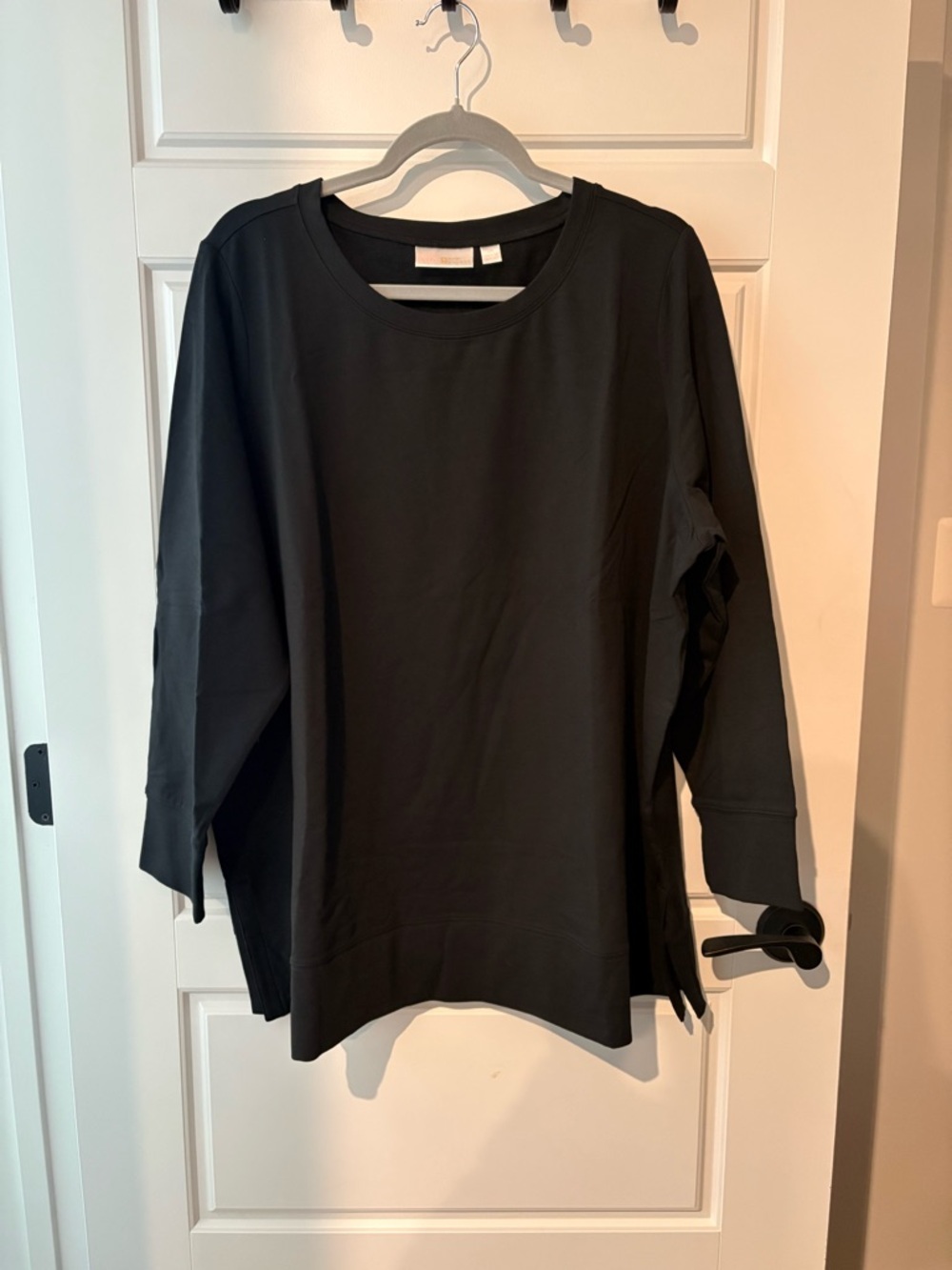Belle by Kim Gravel Black Long Sleeve Pullover